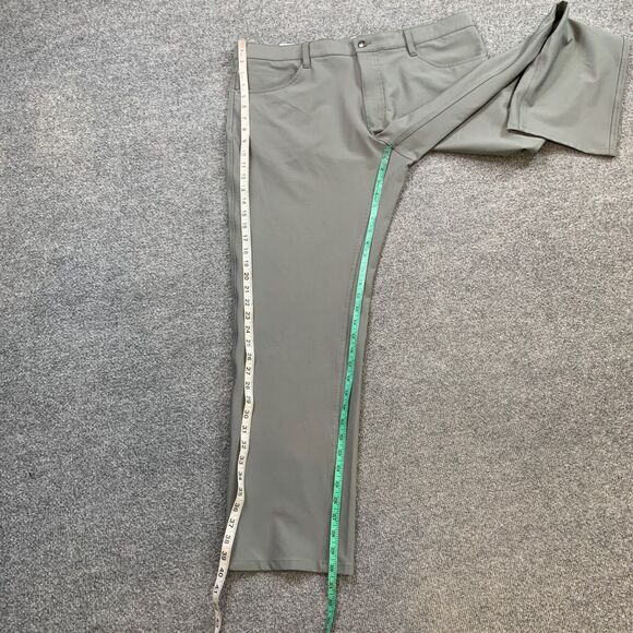 FJ FootJoy Pants Mens 38 Overcast Grey Straight Fit Stretch Performance Golf - Picture 4 of 9